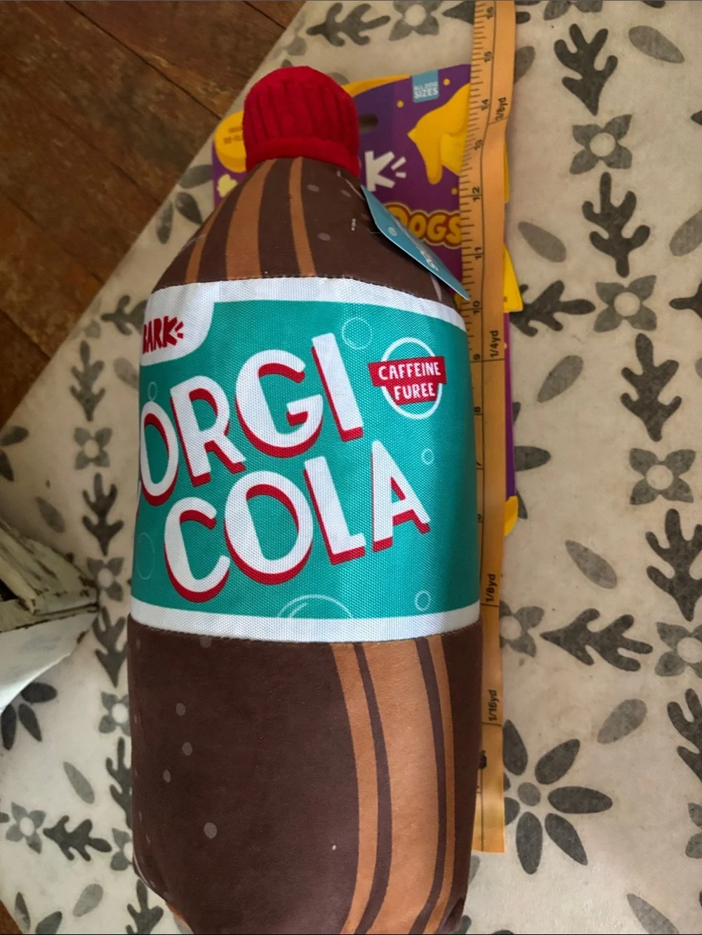 NWT Bark XL Corgi Cola Toy